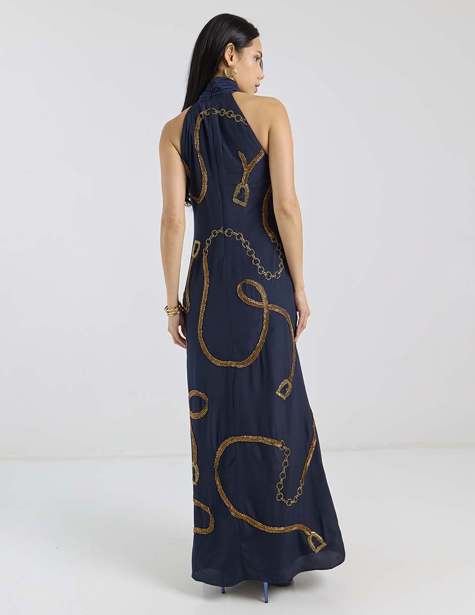 Vestido largo de fiesta para mujer 5
