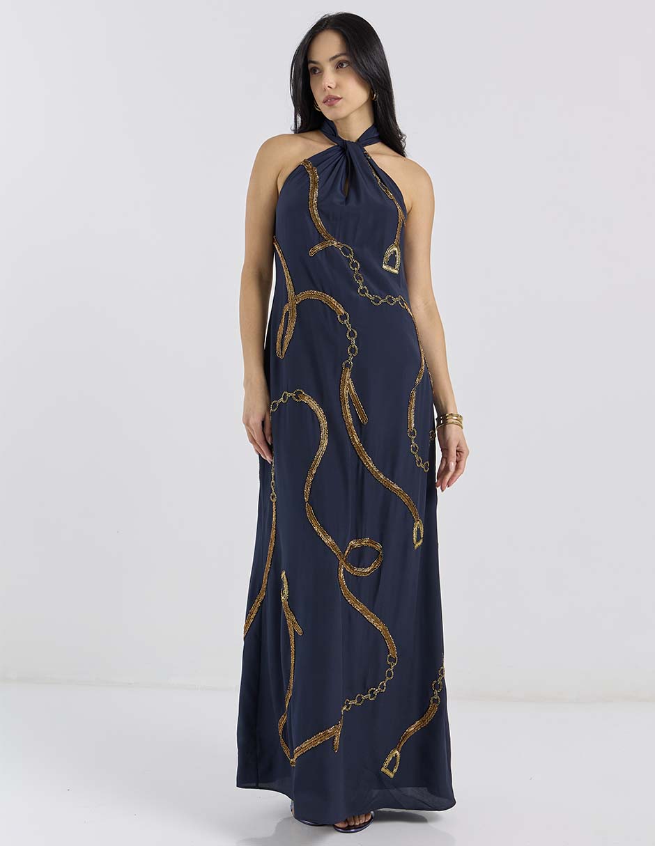 Vestido largo de fiesta para mujer 6