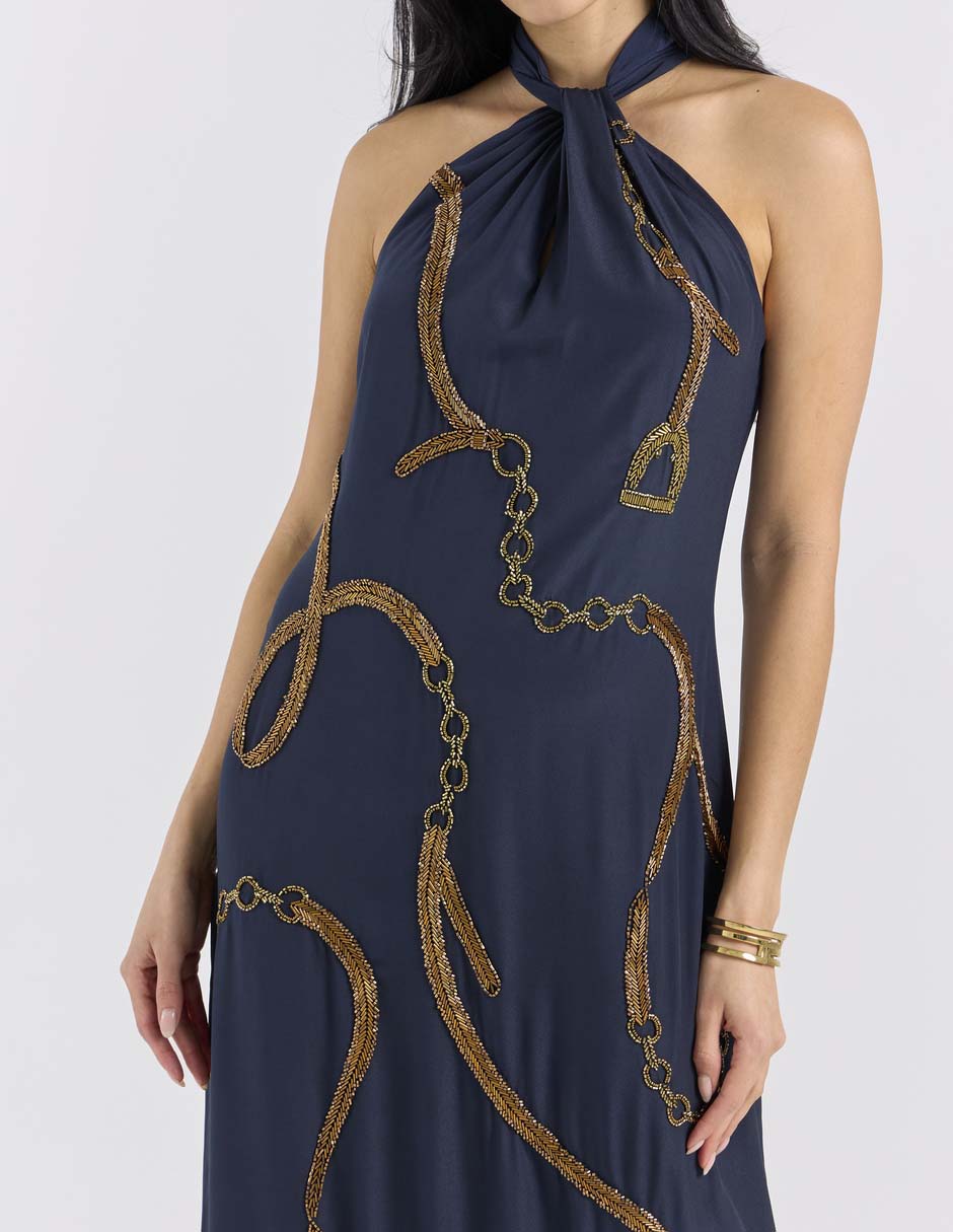 Vestido largo de fiesta para mujer 7