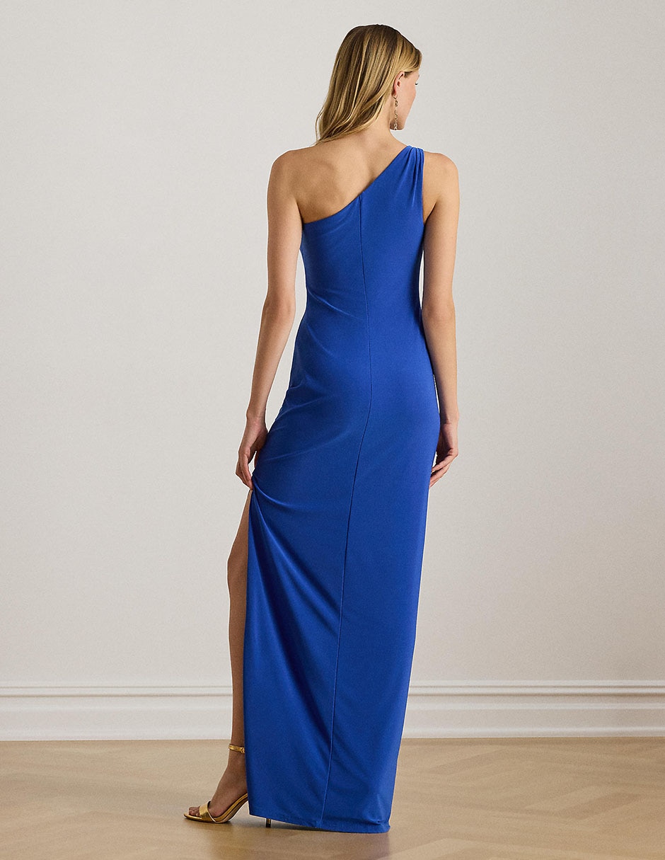 Vestido maxi de fiesta escote medio 5
