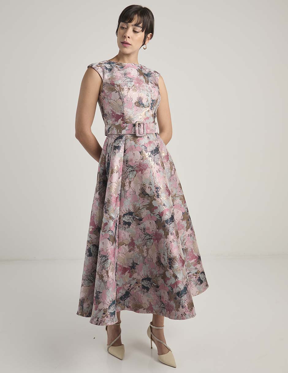 Vestido midi de fiesta 7