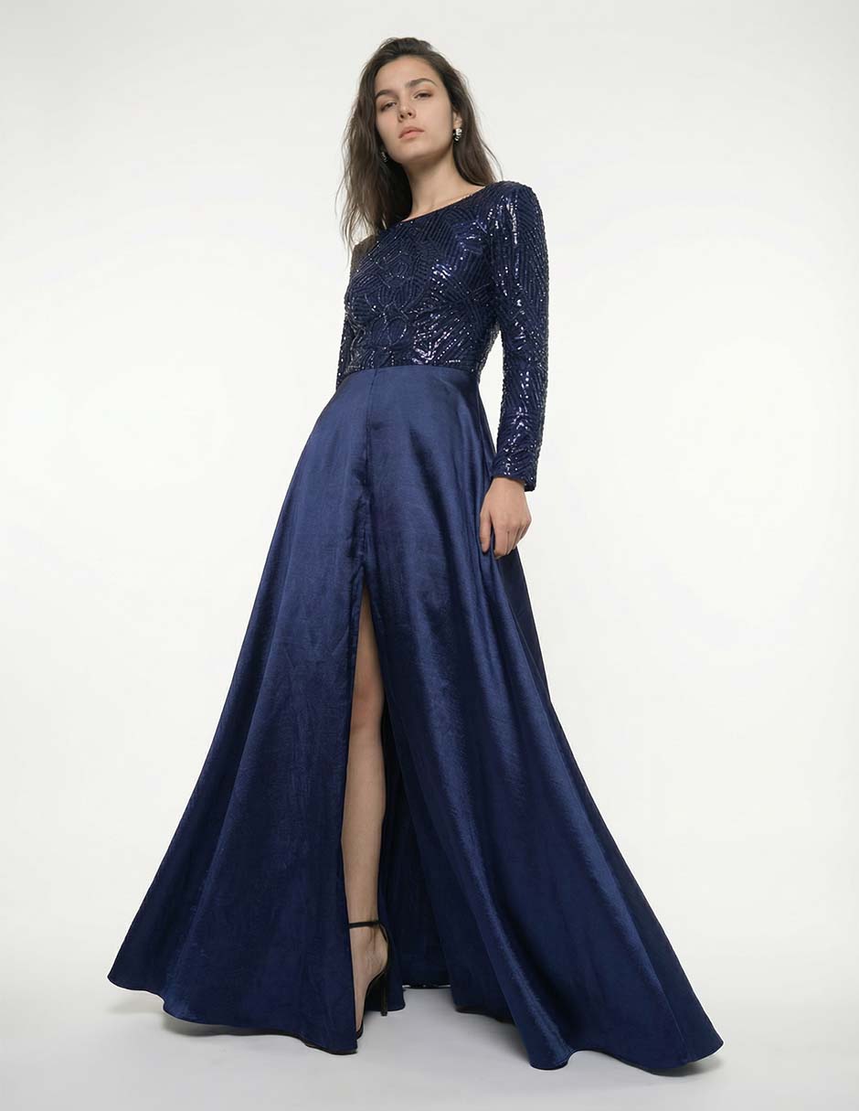 Vestido maxi de fiesta 1