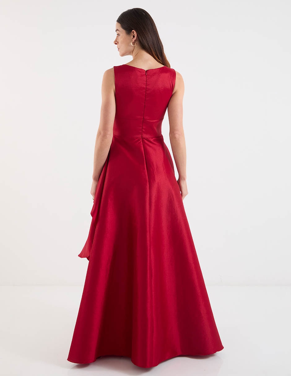 Vestido maxi de fiesta escote V 11