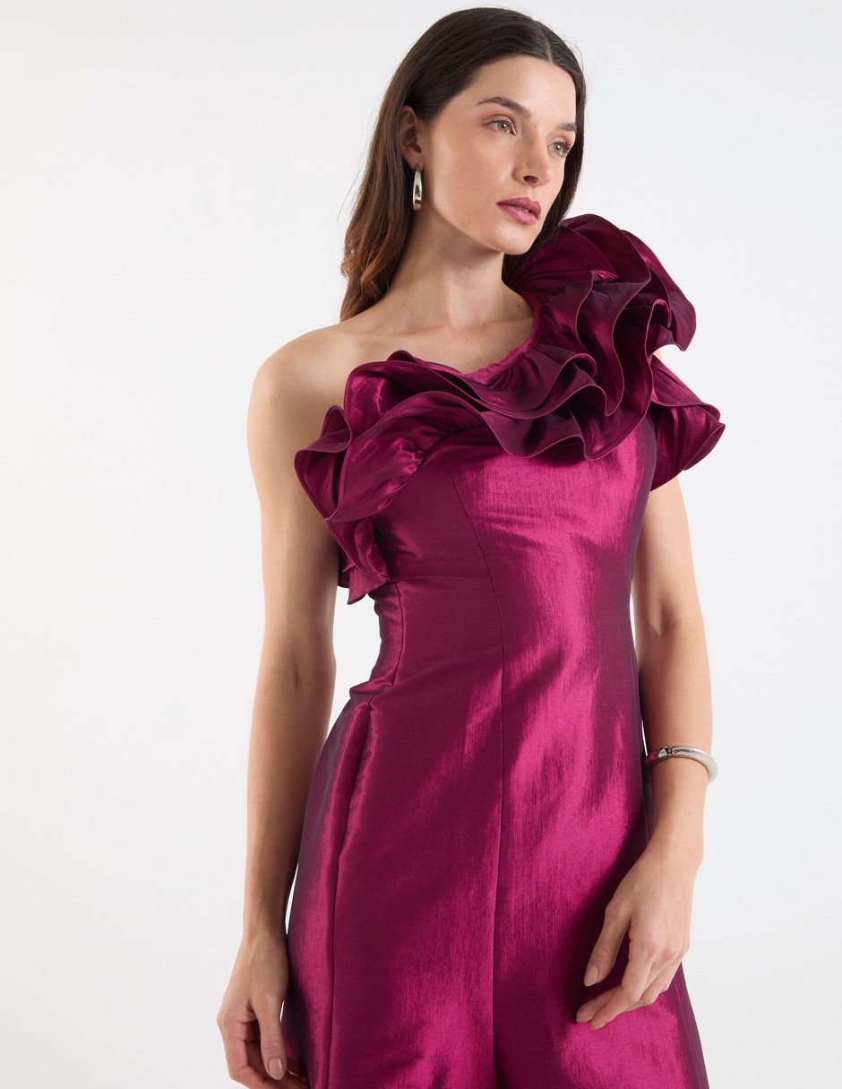Vestido maxi de fiesta escote medio 10