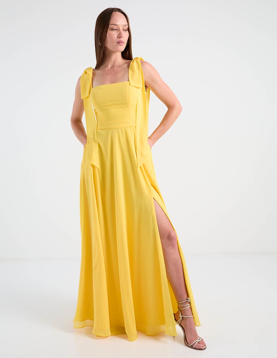 Vestido maxi de fiesta espalda abierta 1