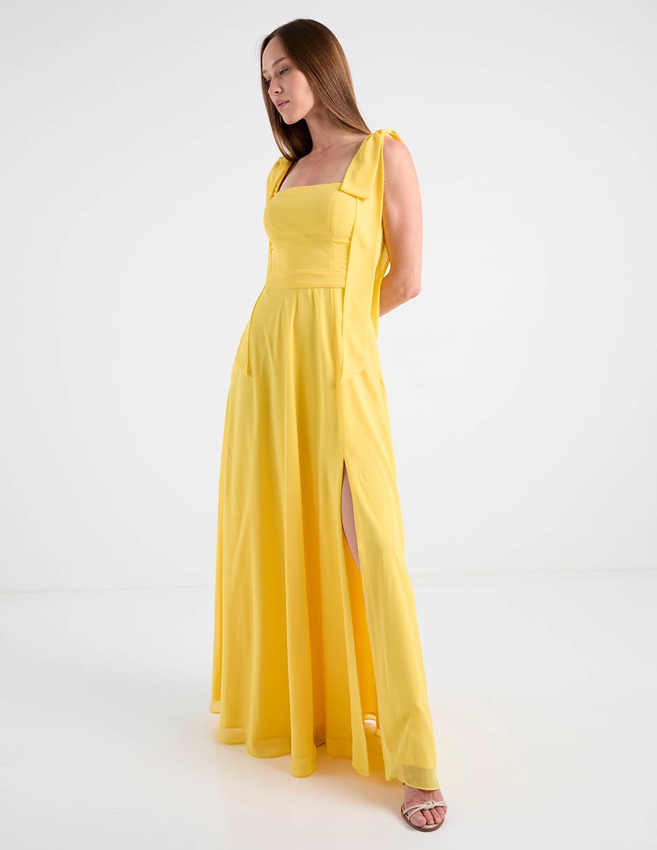 Vestido maxi de fiesta espalda abierta 8