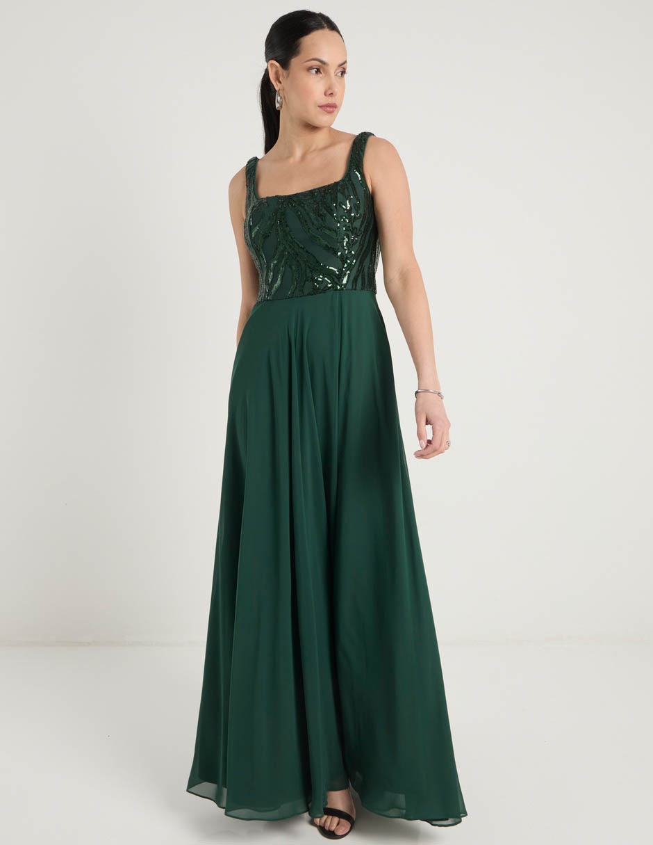 Vestido maxi de fiesta espalda abierta 8