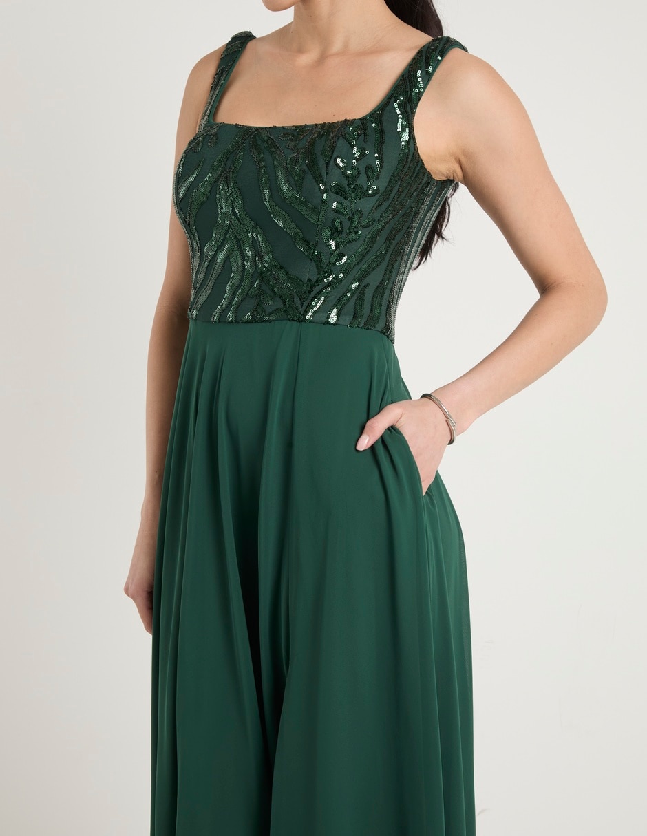 Vestido maxi de fiesta espalda abierta 10