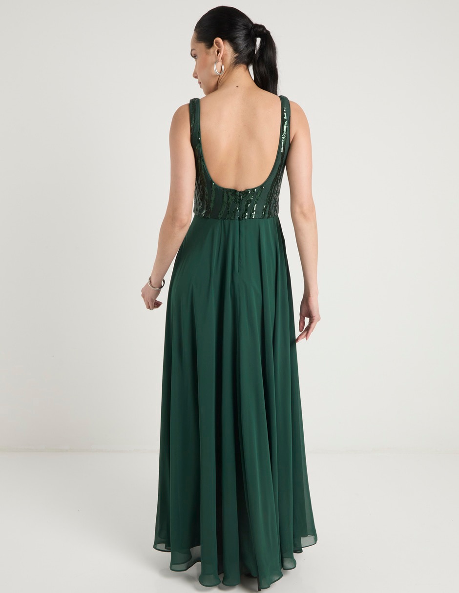 Vestido maxi de fiesta espalda abierta 11