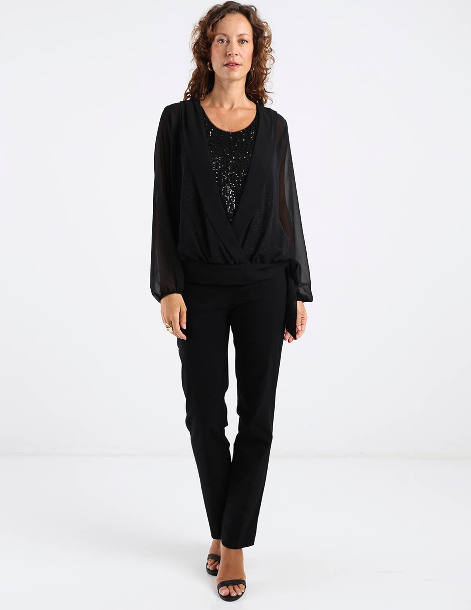 Blusa manga larga para mujer 8