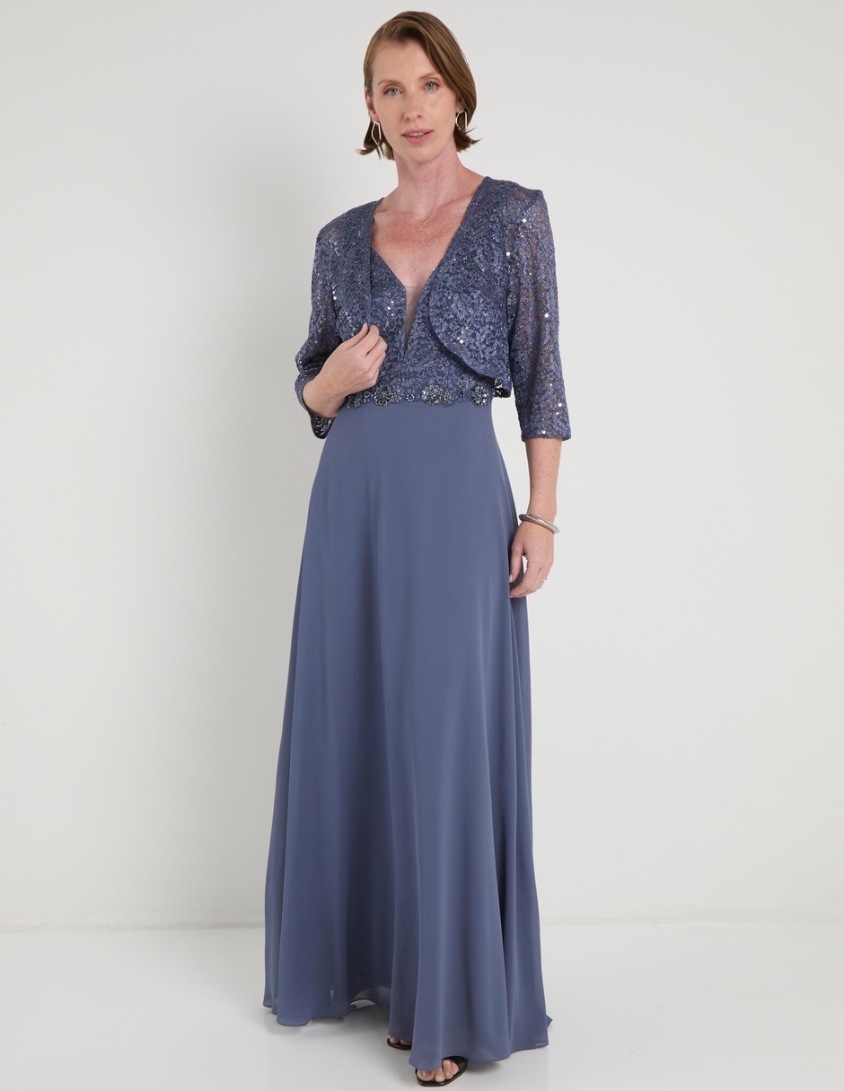 Vestido largo de fiesta para mujer 8