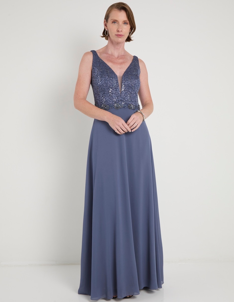 Vestido largo de fiesta para mujer 9