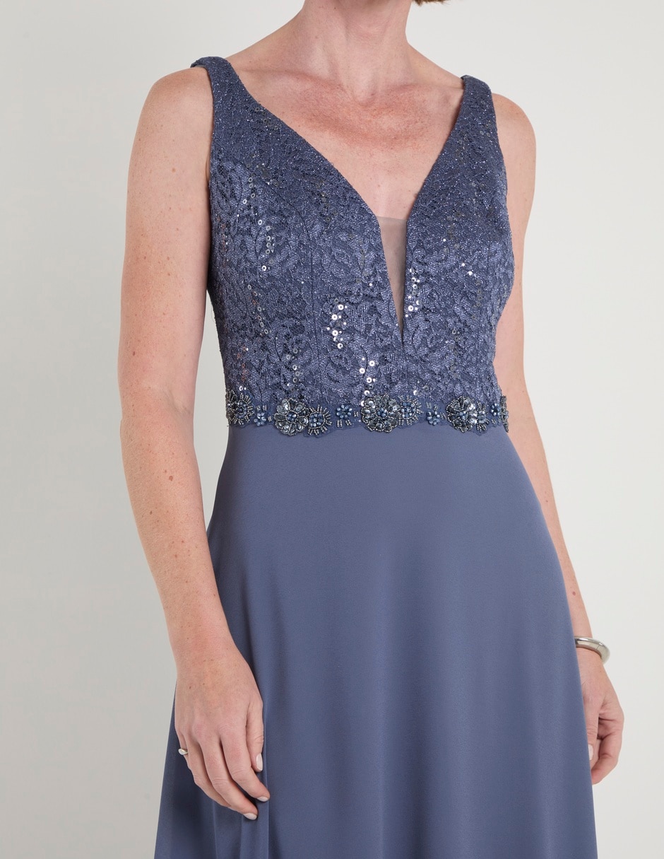 Vestido largo de fiesta para mujer 11