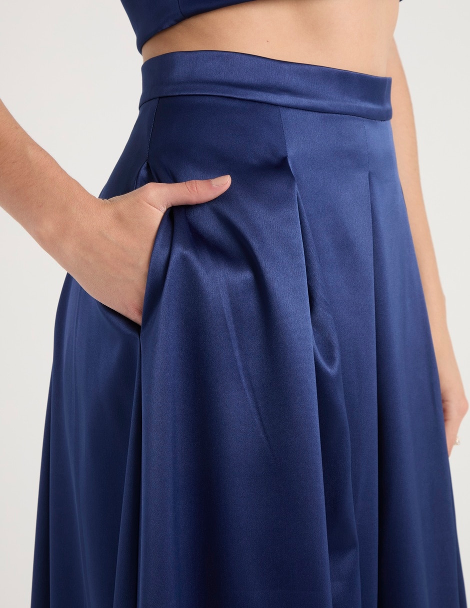 Vestido maxi de fiesta escote regular 10