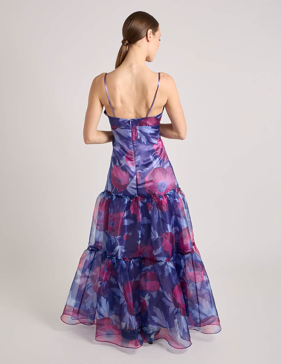 Vestido maxi de fiesta escote Corazón 6