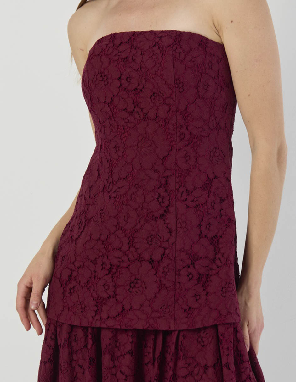 Vestido maxi de fiesta escote Medio 2