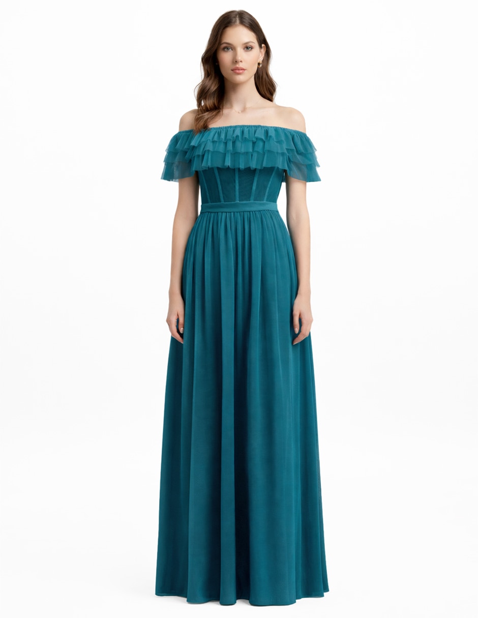 Vestido maxi de fiesta para mujer 1