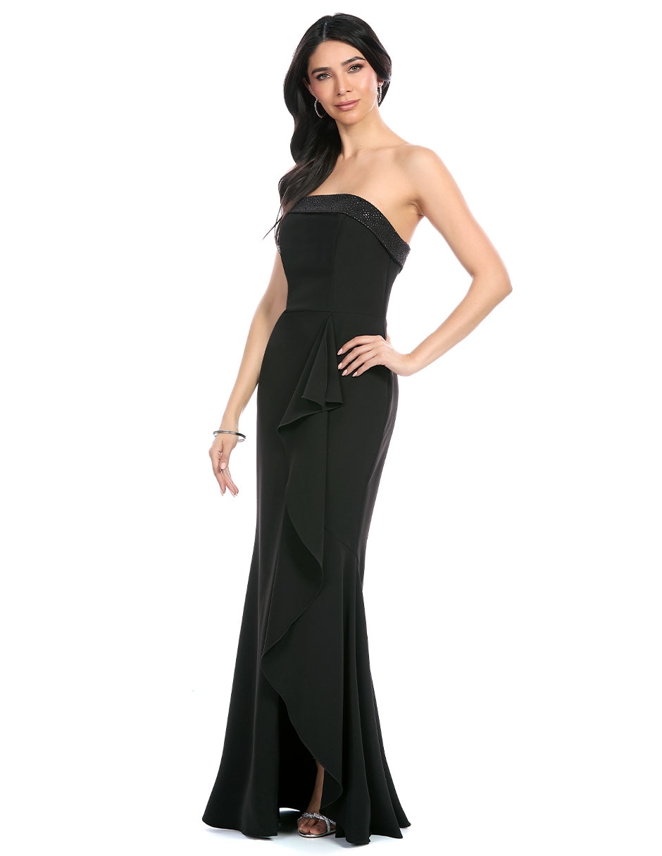 Vestido maxi de fiesta Eva Brazzi espalda abierta
