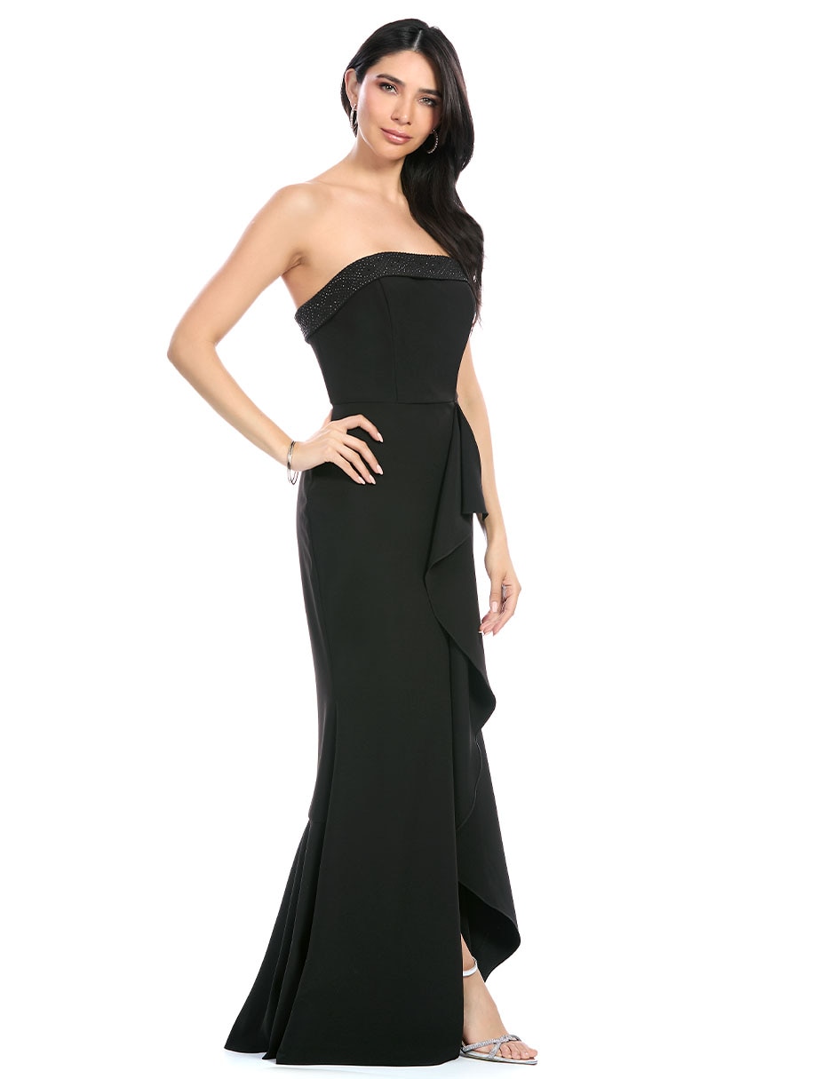 Vestido maxi de fiesta Eva Brazzi espalda abierta