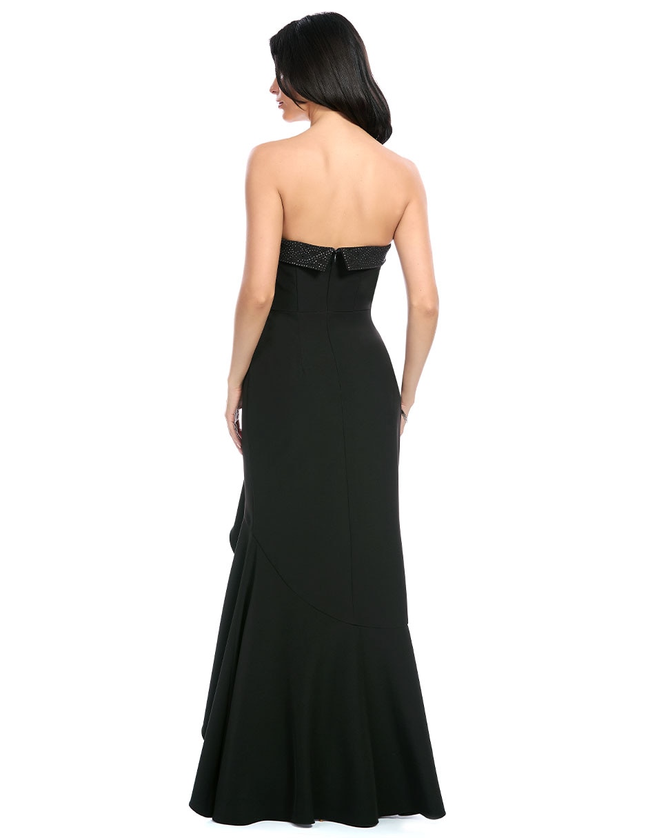 Vestido maxi de fiesta Eva Brazzi espalda abierta