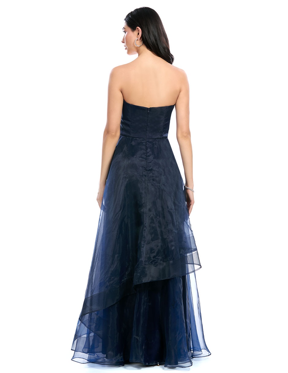 Vestido largo de fiesta espalda abierta para mujer 7
