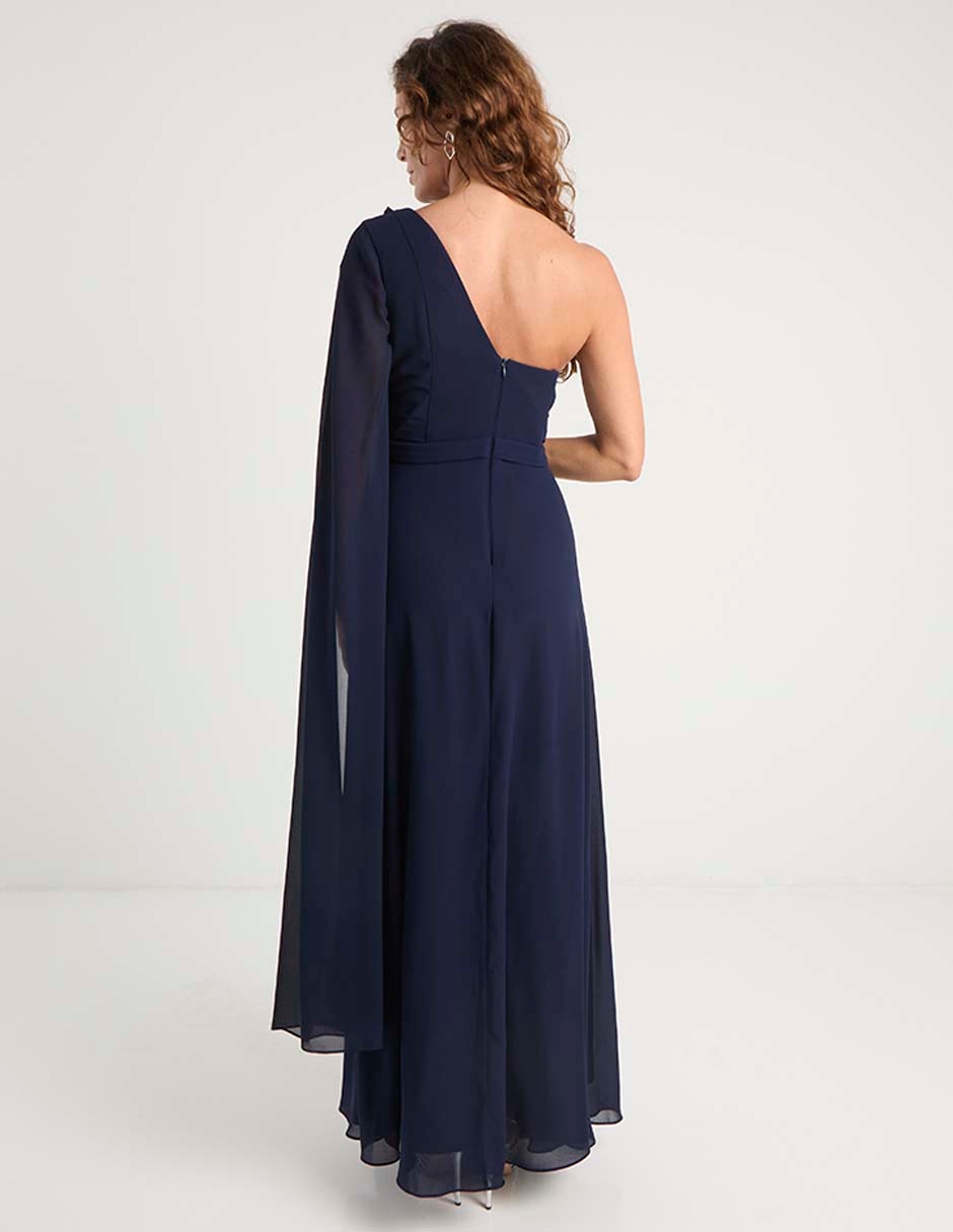 Vestido largo de fiesta Damaia Atelier escote espalda abierta