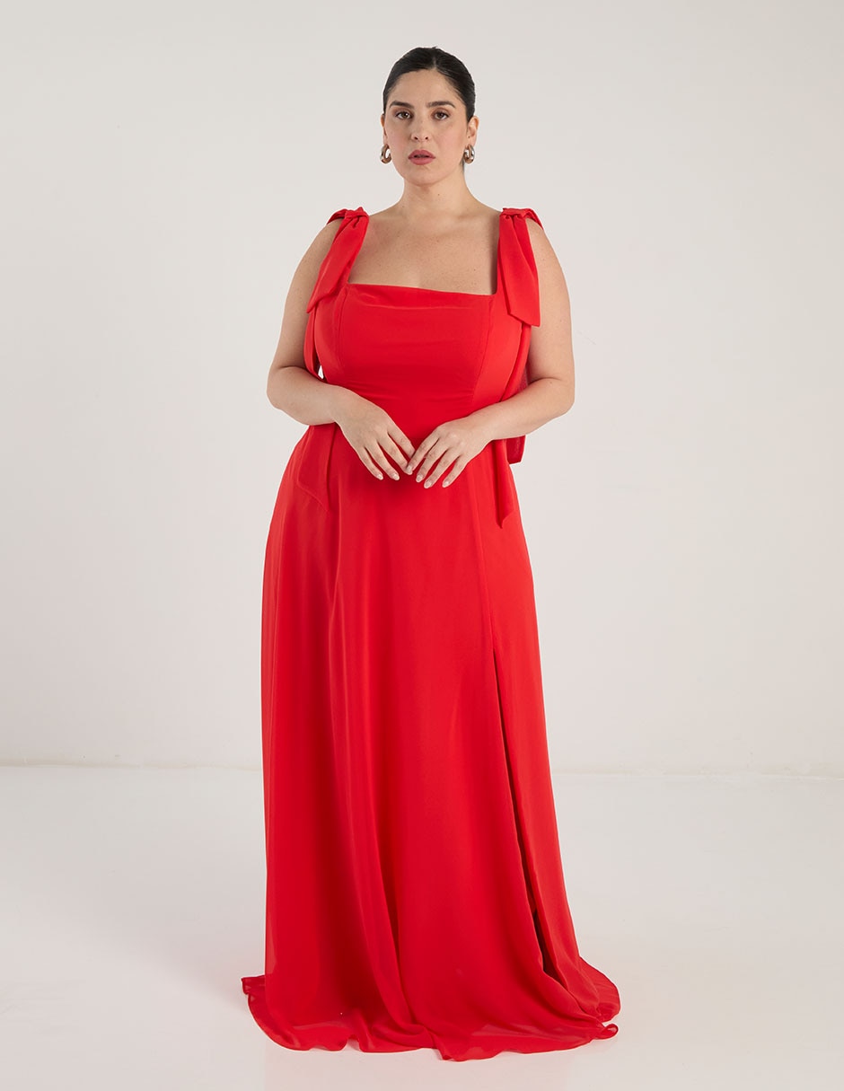 Vestido maxi cocktail para mujer 8