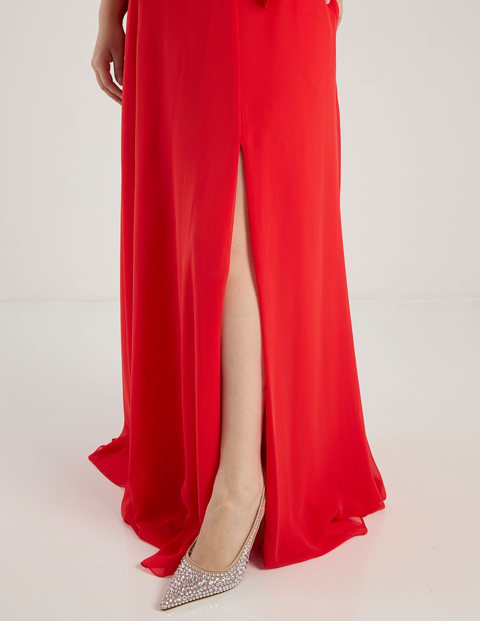 Vestido maxi cocktail para mujer 10