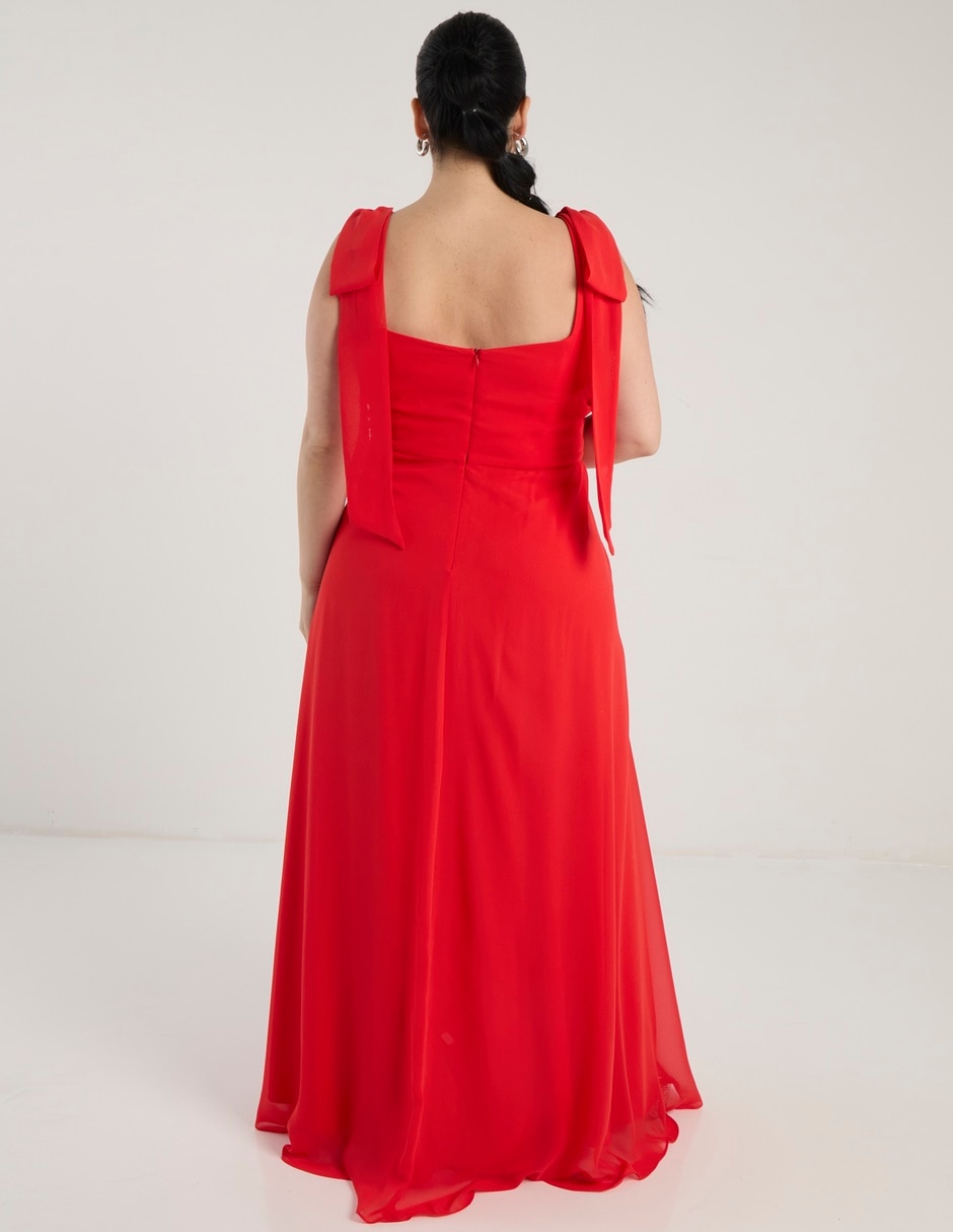 Vestido maxi cocktail para mujer 11