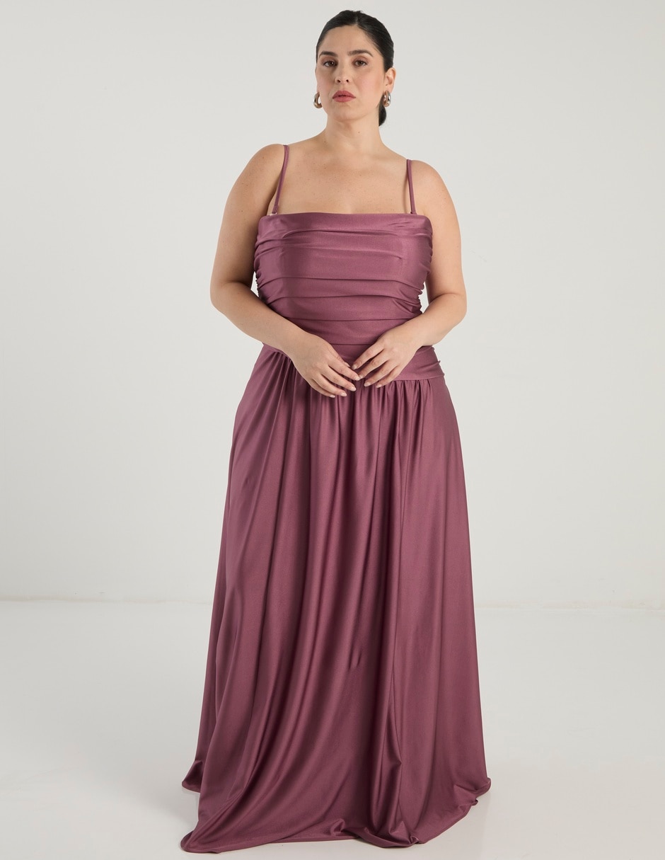 Vestido maxi cocktail para mujer 7