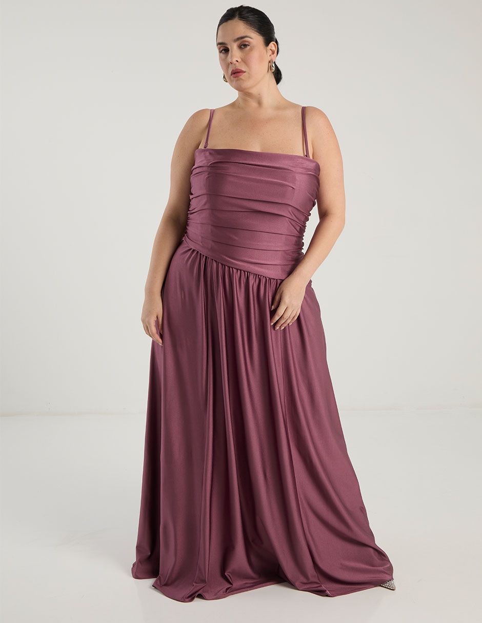 Vestido maxi cocktail para mujer 8