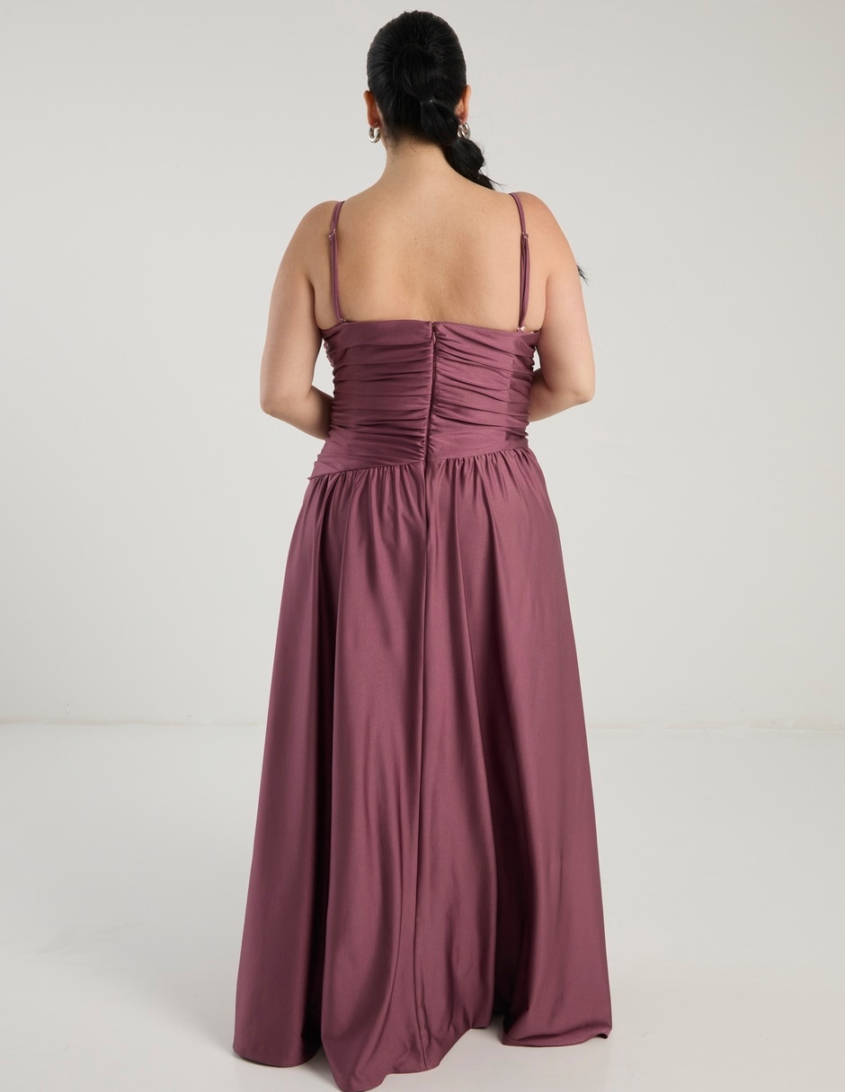 Vestido maxi cocktail para mujer 11