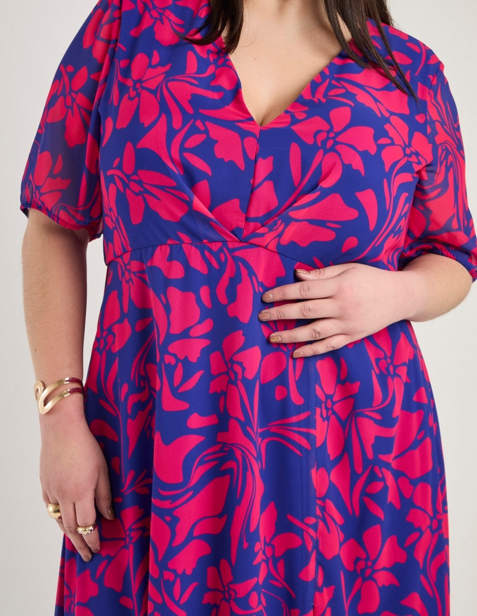 Vestido maxi de fiesta escote V 6