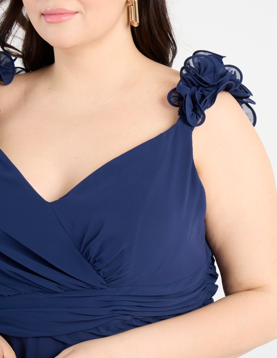 Vestido maxi de fiesta The Pattern escote V
