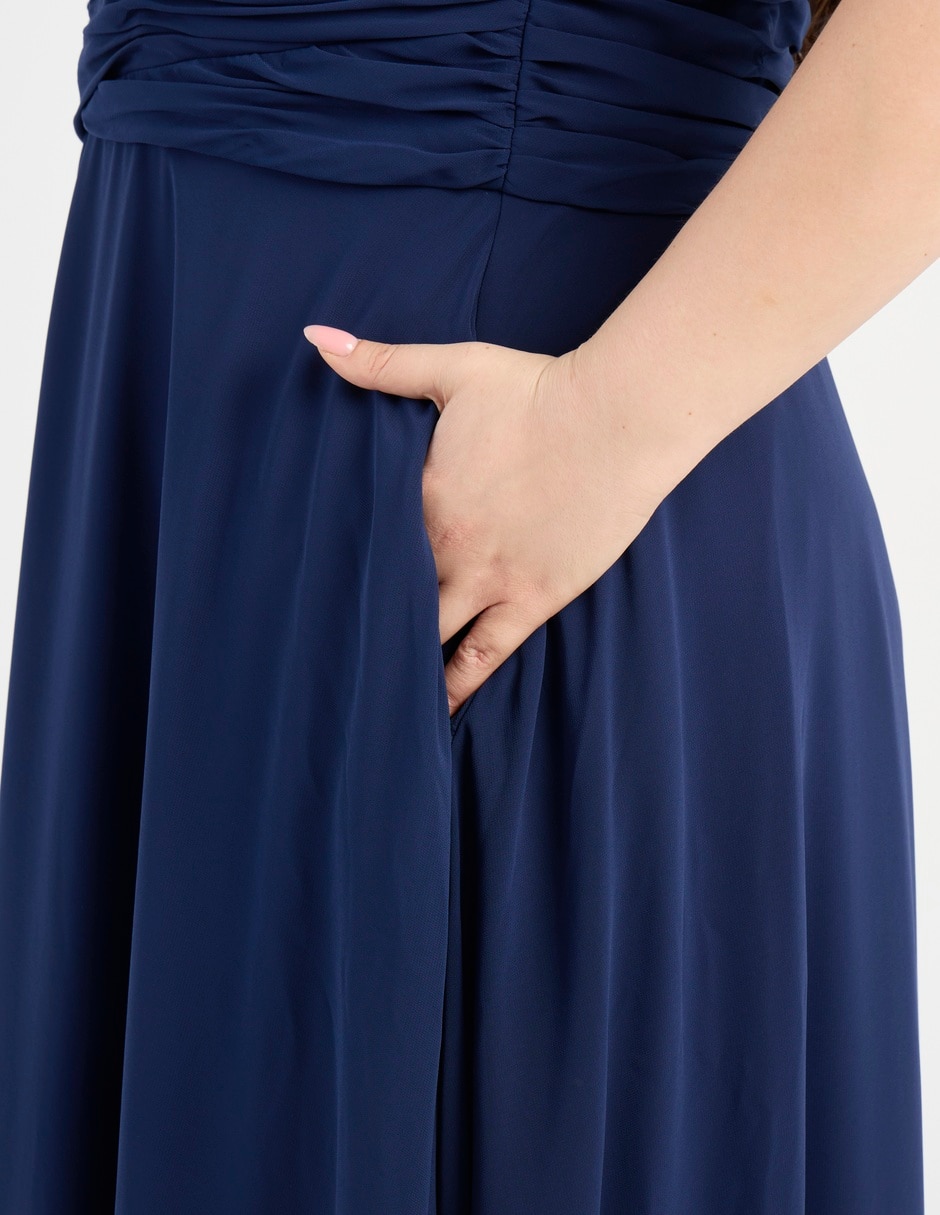 Vestido maxi de fiesta The Pattern escote V