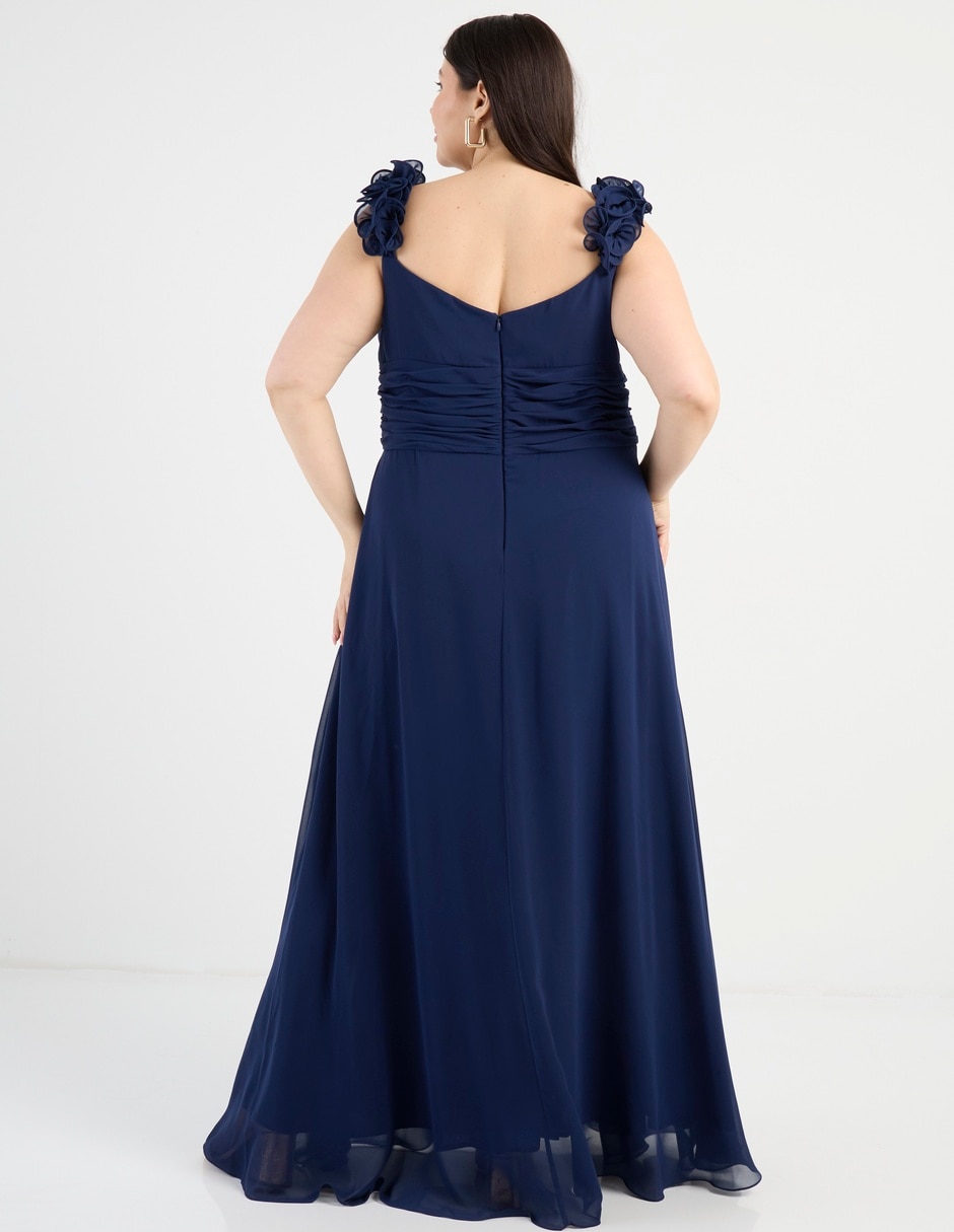 Vestido maxi de fiesta The Pattern escote V