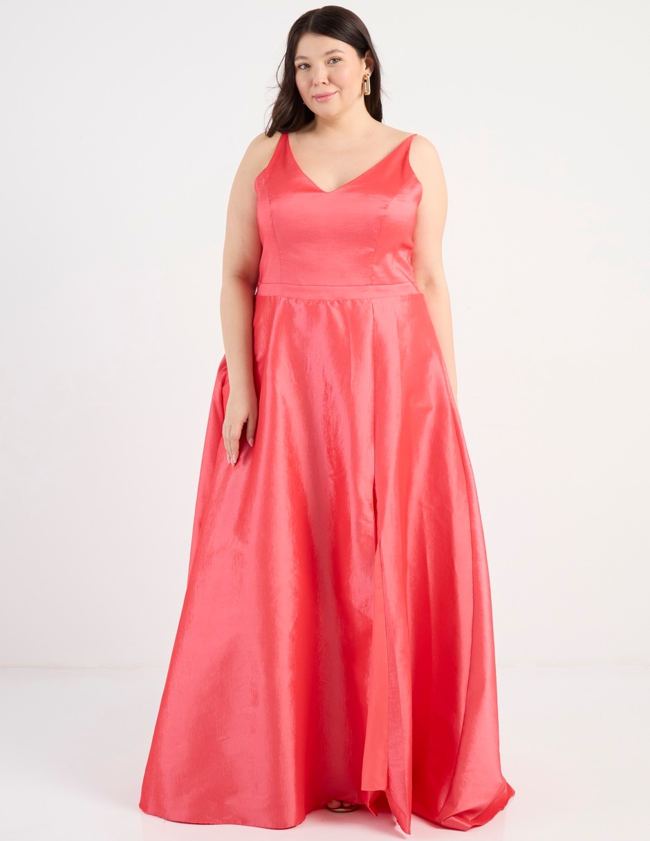 Vestido maxi de fiesta espalda cruzada 7