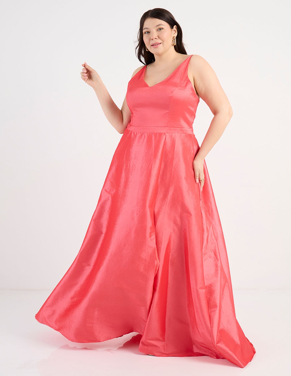 Vestido maxi de fiesta espalda cruzada 8