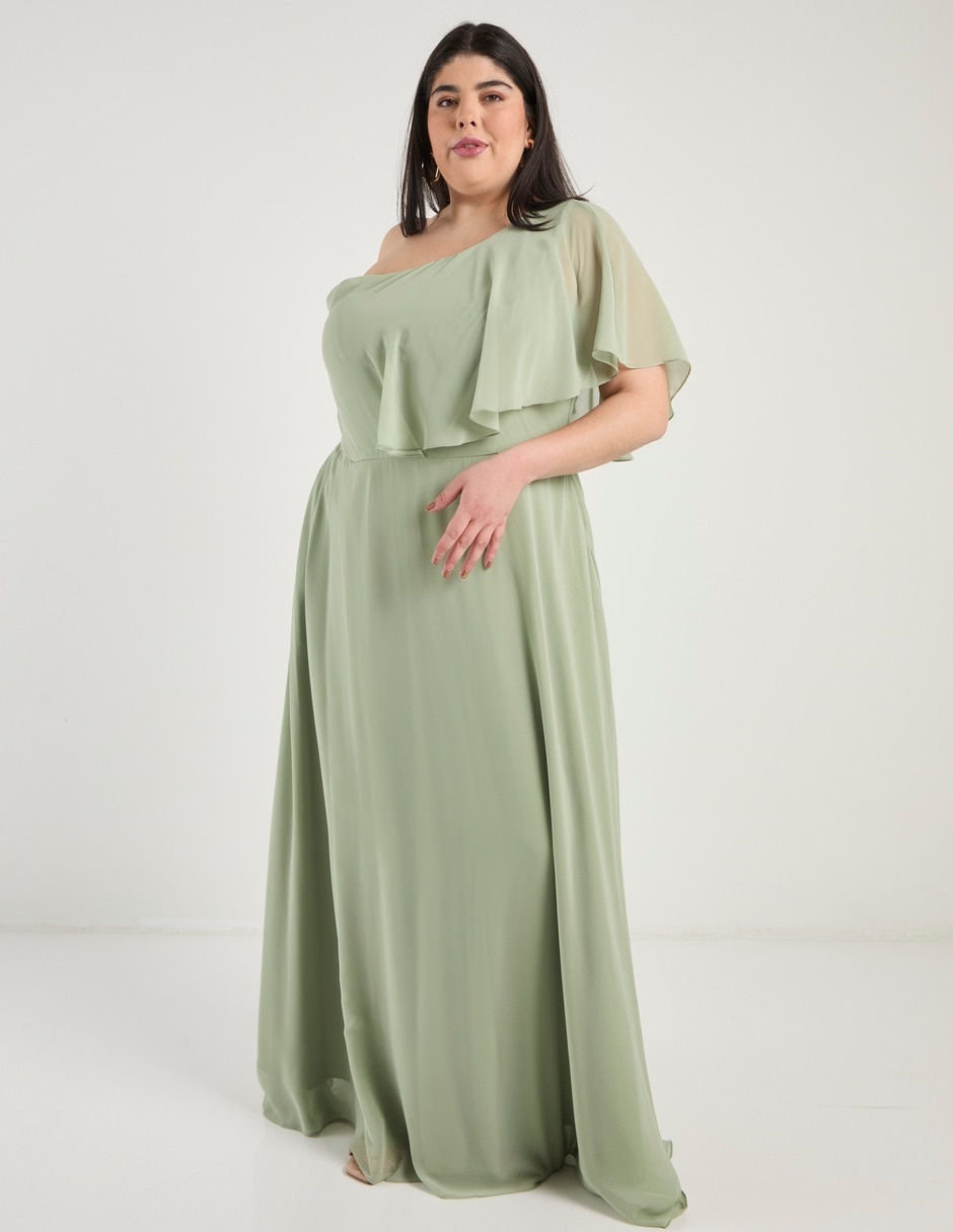 Vestido maxi de fiesta espalda cruzada 7