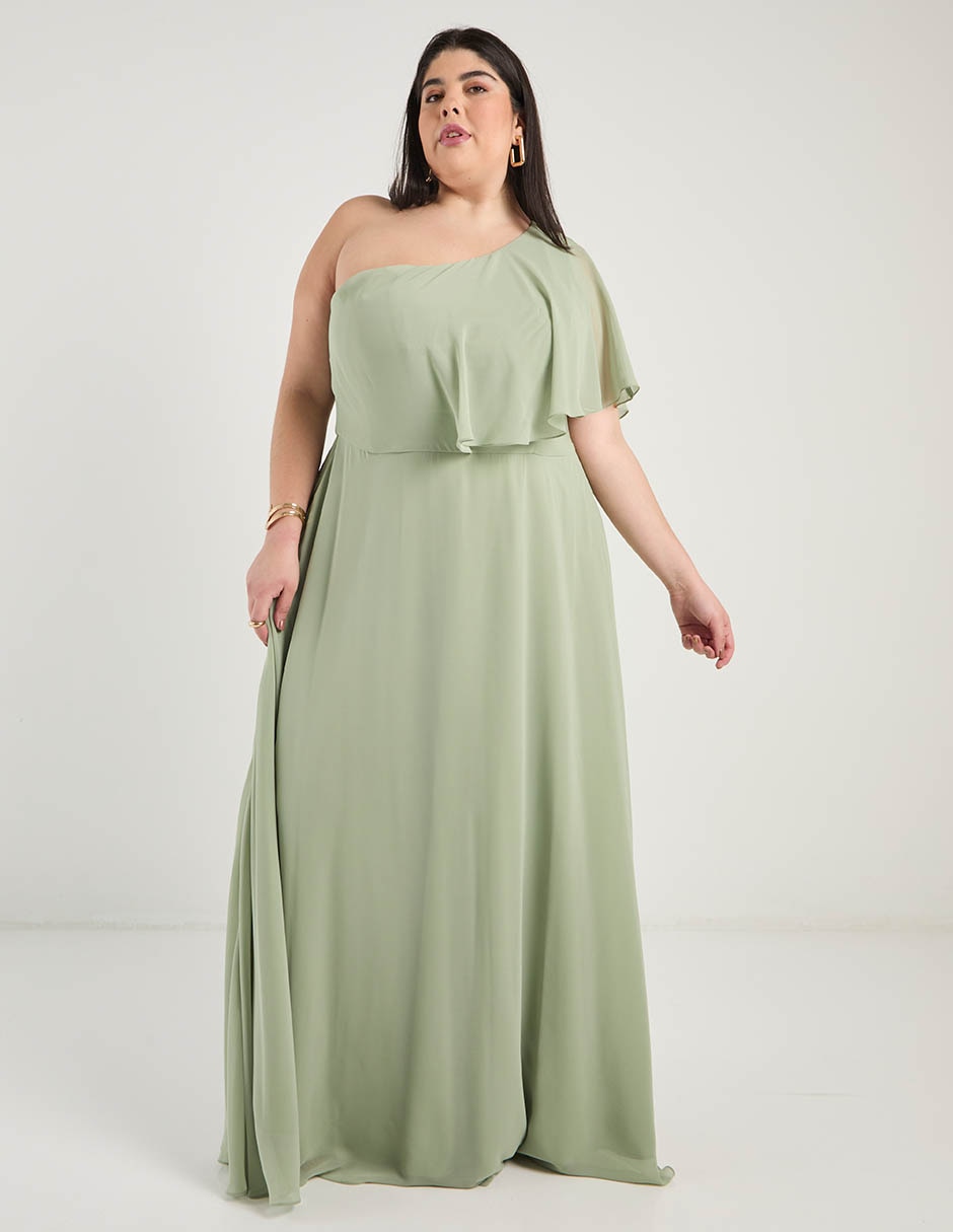 Vestido maxi de fiesta espalda cruzada 8