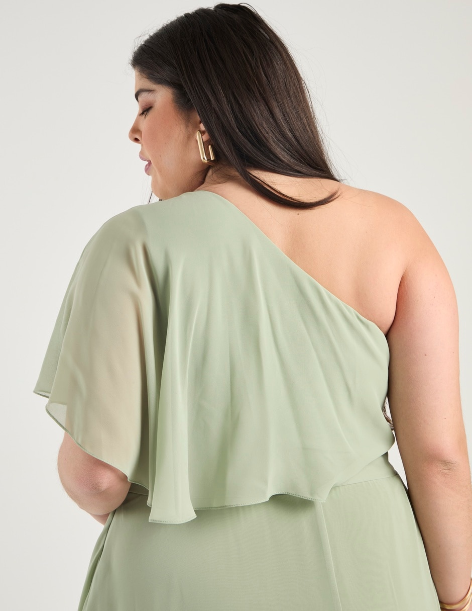 Vestido maxi de fiesta espalda cruzada 10