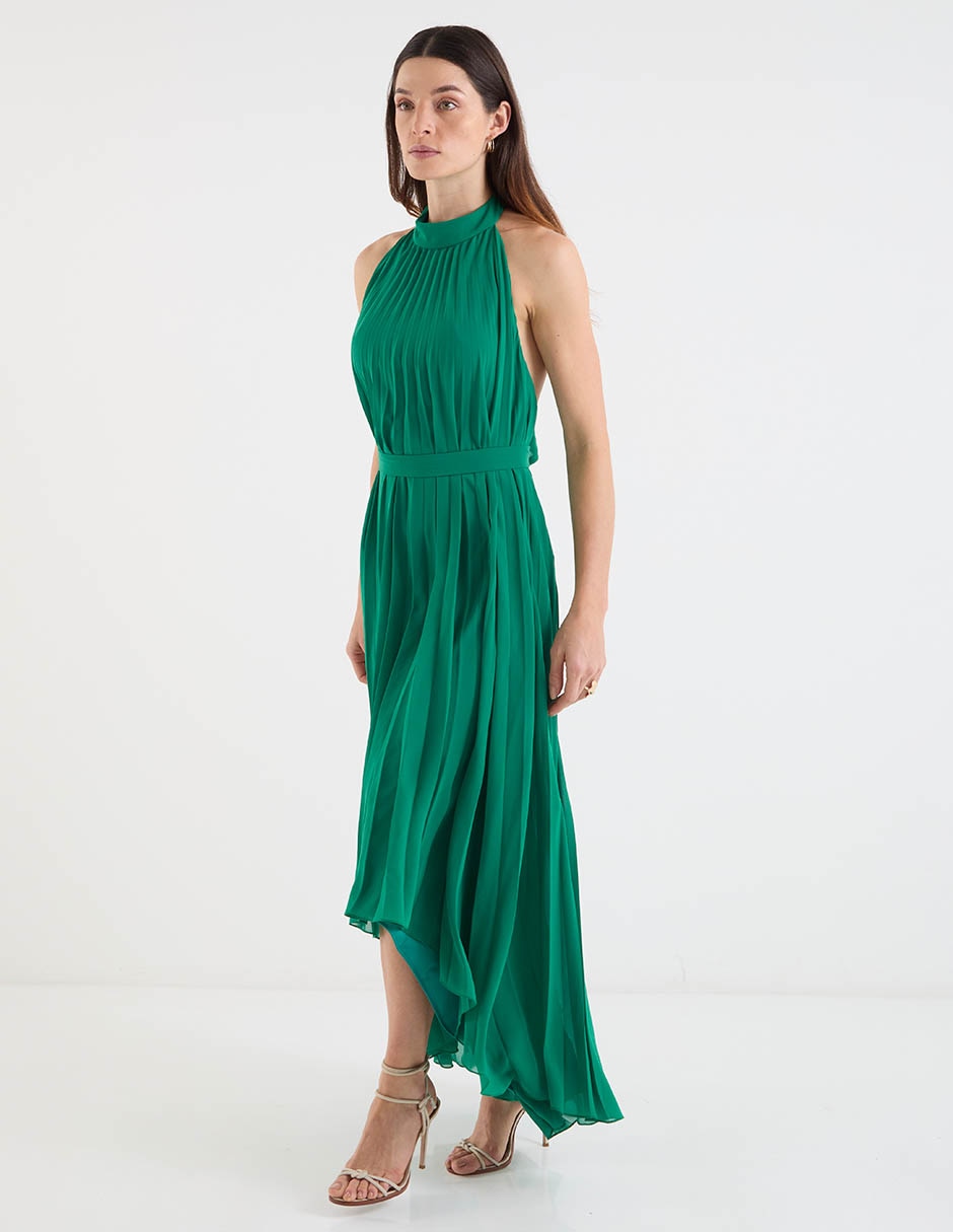 Vestido maxi de fiesta escote Regular 6