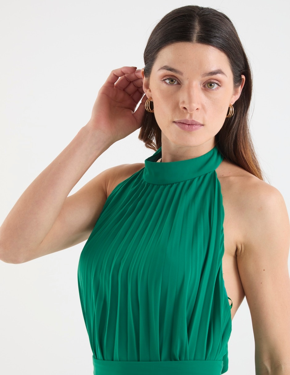 Vestido maxi de fiesta escote Regular