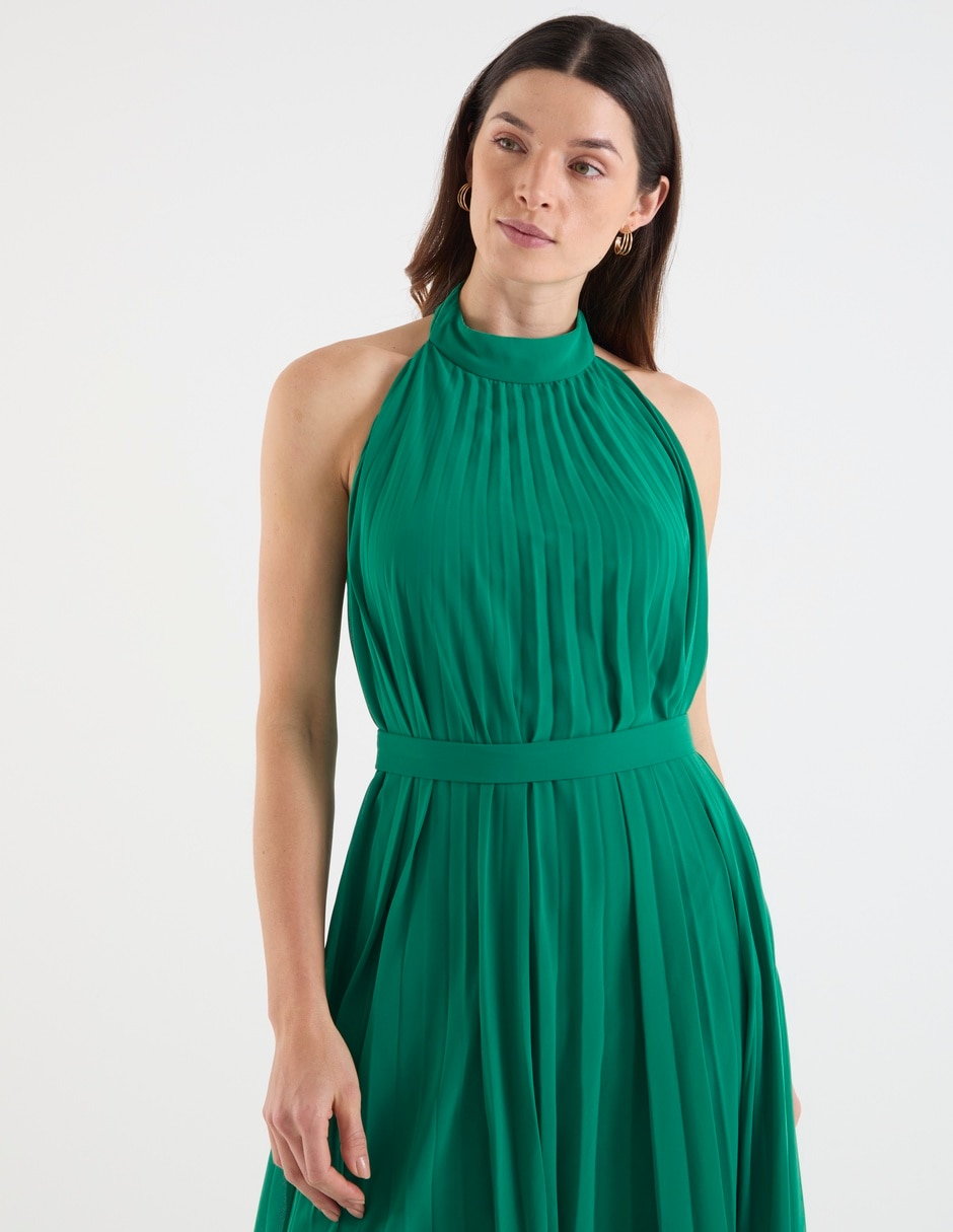 Vestido maxi de fiesta escote Regular