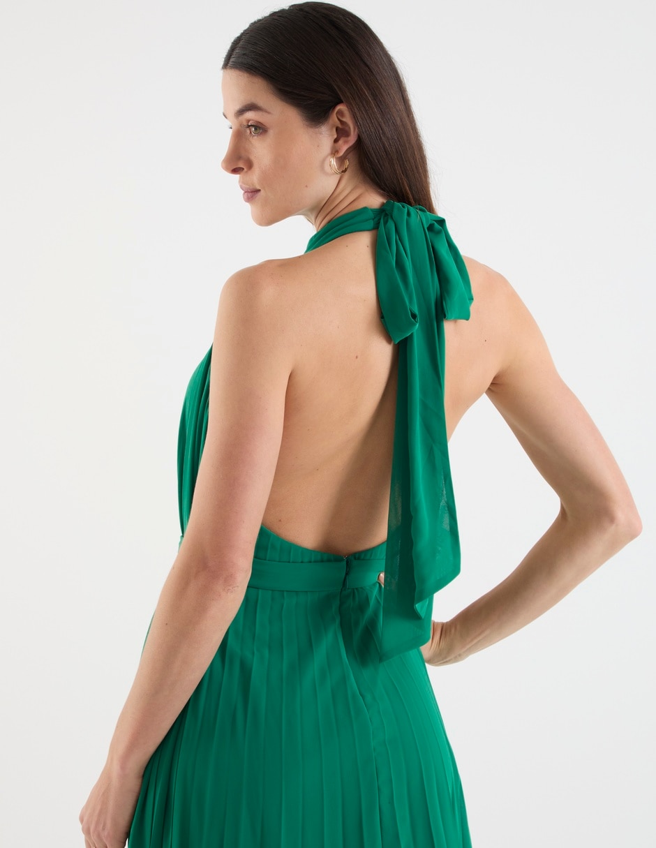 Vestido maxi de fiesta escote Regular 7