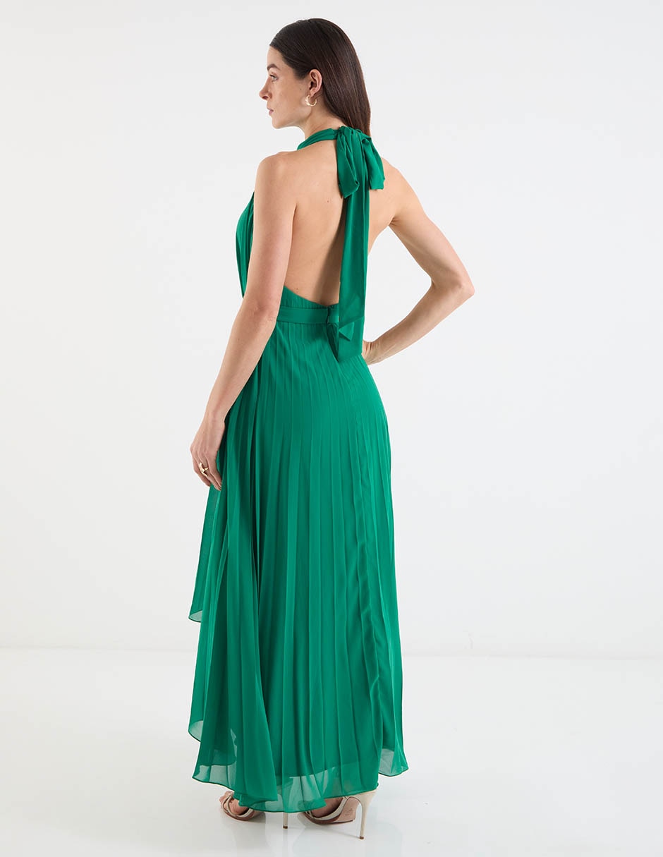 Vestido maxi de fiesta escote Regular
