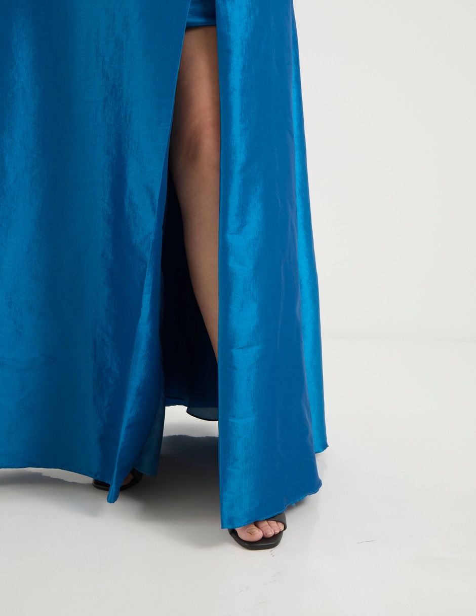 Vestido maxi de fiesta escote corazón 5