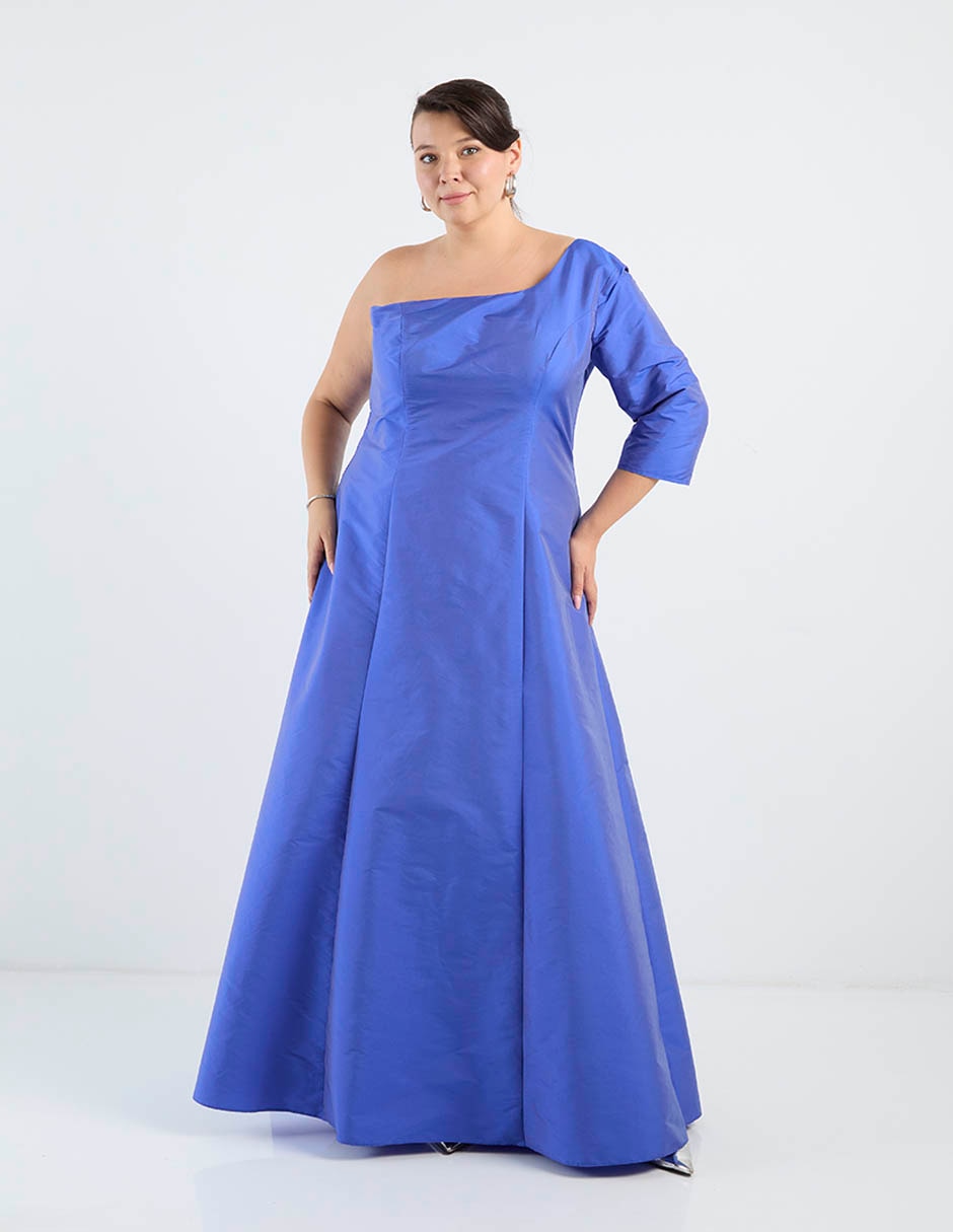 Vestido largo de fiesta escote cuadrado Vestido largo de fiesta escote cuadrado