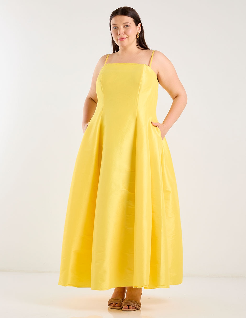 Vestido maxi fiesta espalda abierta 1