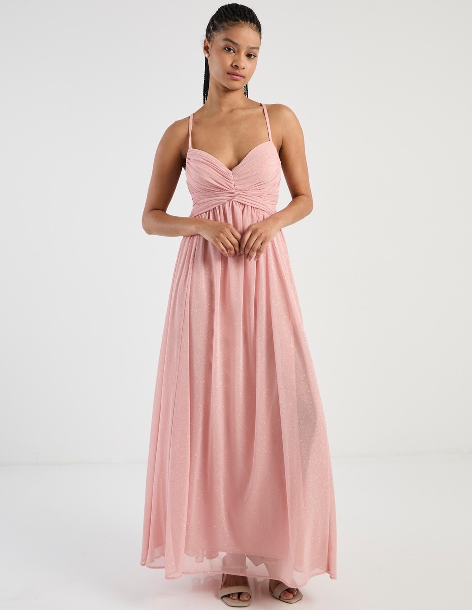 Vestido largo fiesta escote espalda abierta 9